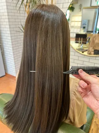 ロング カラー 石井 佑樹のヘアスタイル