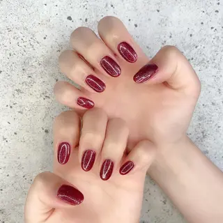 ミディアム カラー パーマ ヘアアレンジ メンズ キッズ ネイル マツエク・マツパ アイブロウ Salon Ｋのネイルデザイン