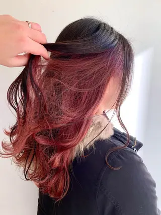 ロング カラー 町田で叶う本物の 髪質改善 鍋谷勇のヘアスタイル