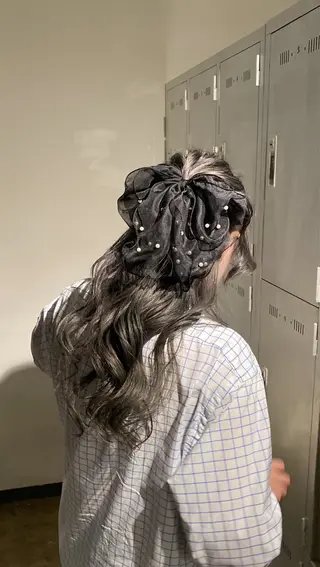 ロング カラー ヘアアレンジ 💫miyu💫デザ インカラー/アレンジのヘアスタイル