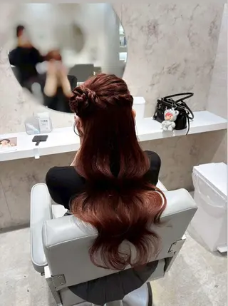 ロング ベルグローヘアセット 🤍まりこのヘアスタイル