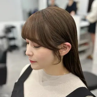 ロング 梅田髪質改善 韓国カット/星野綾哉のヘアスタイル