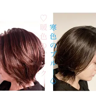 カラー 佐藤 沙也輝のヘアスタイル