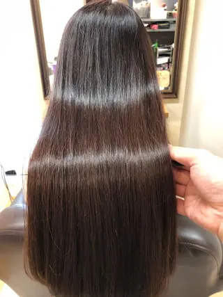 セミロング カラー パーマ tuuli トゥーリのヘアスタイル