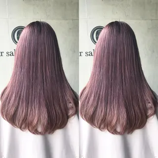 ロング カラー ヘアアレンジ 🫧柔色/トレンド カラー/川辺晴加のヘアスタイル