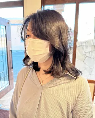 ミディアム WEST✂︎AKI HIRO✂︎大和高田のヘアスタイル
