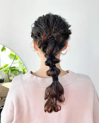 ロング カラー ヘアアレンジ ひなの .のその他イメージ