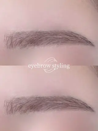 アイブロウ eye＋nano所属・韓国風束感まつ毛🩵 Nozomiの眉毛・アイブロウイメージ