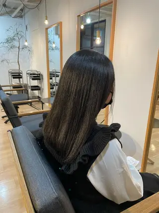 ミディアム 長瀬 友樹のヘアスタイル
