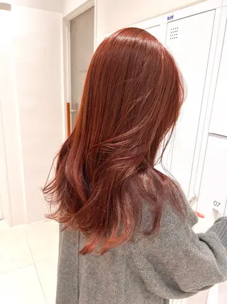 ロング カラー 💛河原町/透明感/ コテ巻き/moe💛のヘアスタイル