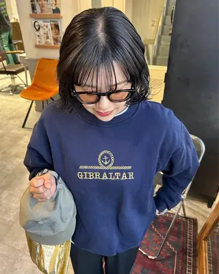 ミディアム キッズ 薄暮 マツイ　レンのヘアスタイル