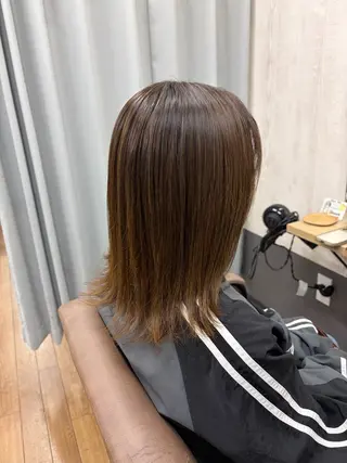 セミロング カラー TELA HAIR 幕張本郷店　千尋のヘアスタイル