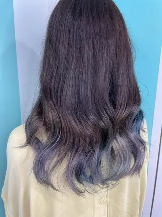 ロング 原 千景のヘアスタイル