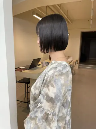 ショート 丹羽大喜 縮毛矯正/美髪矯正のヘアスタイル