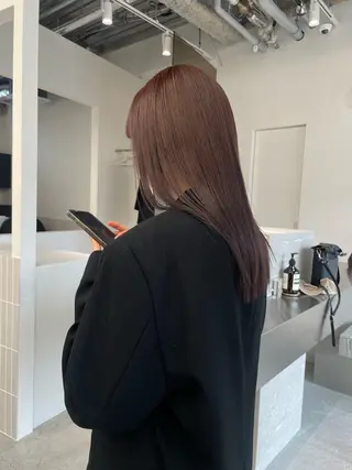 ロング カラー HARUKA/原宿 ショートカットモデルのヘアスタイル
