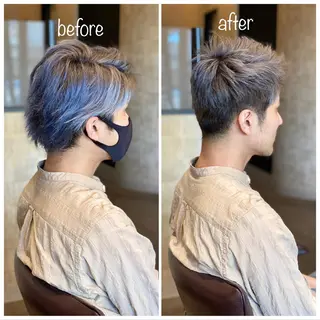 メンズ 宮城 将大のヘアスタイル