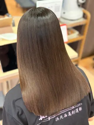 ロング 坂下 真珠愛のヘアスタイル