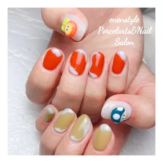 ミディアム ネイル 👑enen style👑のネイルデザイン