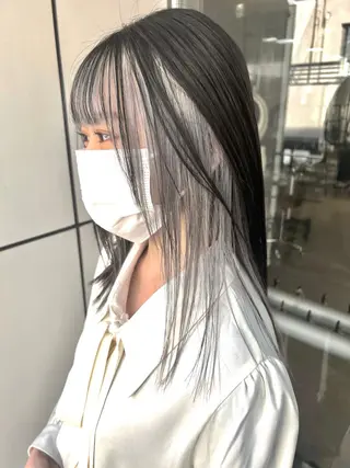 ロング カラー ヘアアレンジ 🌈インナーカラー ‘ショウマ’🌈のヘアスタイル