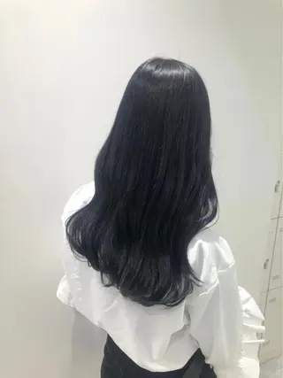 セミロング カラー ヘアアレンジ Over hair_ misakiのヘアスタイル