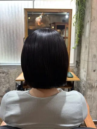 ショート 透明感カラー/パーマ /烏丸御池/寿々乃のヘアスタイル