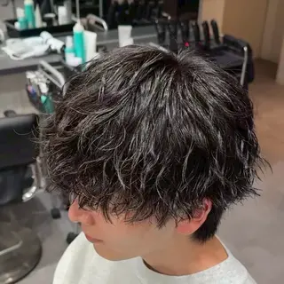 パーマ メンズ ♨️毛流れ特化♨️ メンズパーマ/はやとのヘアスタイル