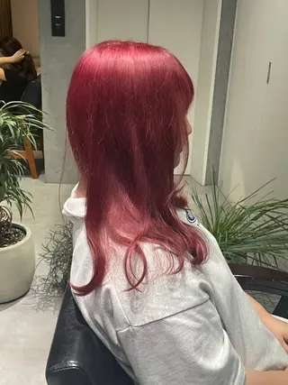 セミロング カラー CHERIM ❤️‍🔥新家光葉のヘアスタイル