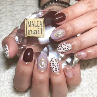 ロング カラー パーマ キッズ ネイル マツエク・マツパ 荒木 莉奈のネイルデザイン