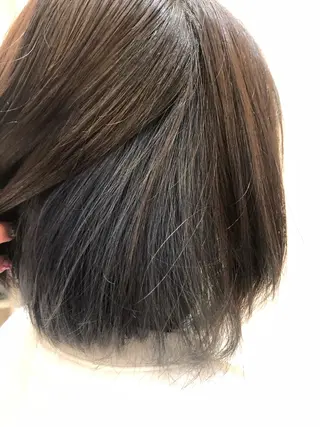ミディアム メンズパーマ、カラー 大募集村上莉奈のヘアスタイル