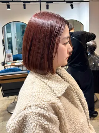 ショート カラー 艶カラー🥣ショート /レイヤー/小由葵のヘアスタイル