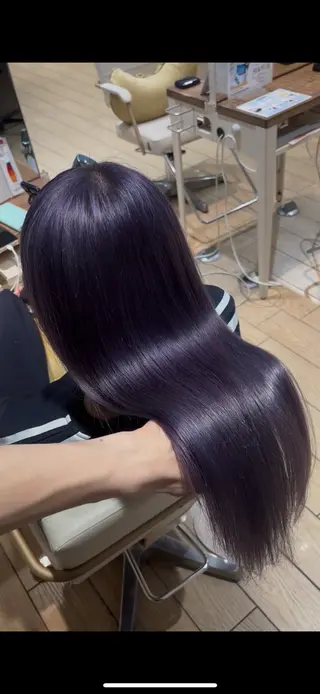 ロング カラー 髪質改善/ブリーチ なしカラー/菊池真稔のヘアスタイル