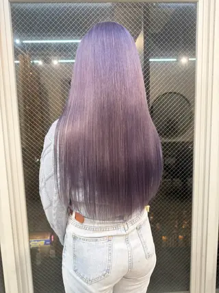 ロング カラー SHOTO ハイトー ン/ブロンドカラーのヘアスタイル