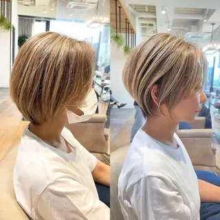 ショート 銀座/大人ショート/ 絶壁解消/若狭真央のヘアスタイル