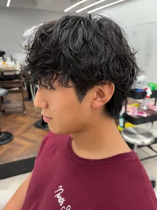 パーマ メンズ 🍐シャドウパーマ メンズ特化/守岡🍐のヘアスタイル
