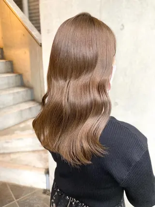 セミロング カラー ボブ& 髪質改善FUMIYAのヘアスタイル