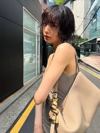 ショート YUUKI/ウルフ .ボブパーマのヘアスタイル