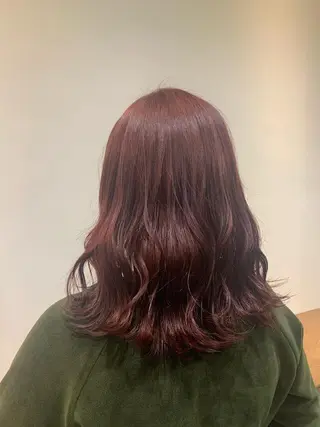 ミディアム カラー ハイトーン/レイヤー 💜Akaneのヘアスタイル