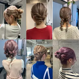 ミディアム 暖色カラー 奥村陽花のヘアスタイル