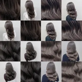ミディアム カラー ヘアアレンジ 💖韓国ヘアの匠 💖TAKUMI💖のヘアスタイル