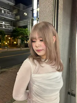 ミディアム カラー ☦️派手髪∔シャギー 🐺SEKIKAWAのヘアスタイル