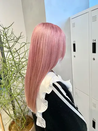 ロング カラー 🔷ダブルカラーハイ トーン🔷櫻井走のヘアスタイル