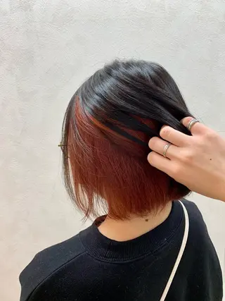 ショート カラー 加藤 遥花のヘアスタイル