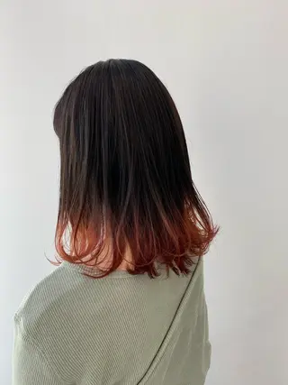 ミディアム カラー Unami MIHA☘️*゜のヘアスタイル