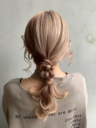 ミディアム yui .のヘアスタイル
