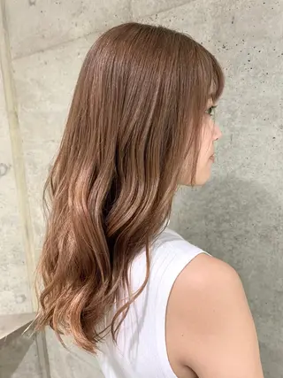 ロング カラー ハイライトが 得意なニキです😊のヘアスタイル