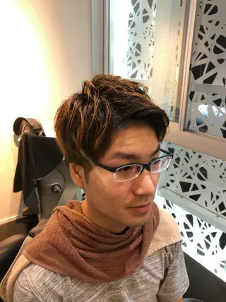 ミディアム 刈り上げの あおきさんのヘアスタイル