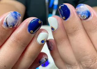 ネイル ニュアンスネイル🌈 MYU Nailsのネイルデザイン