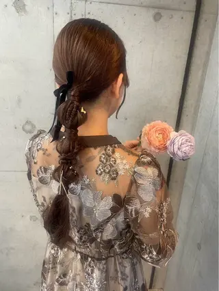ロング ヘアアレンジ 美髪× ヘアセット✨Araiのヘアスタイル