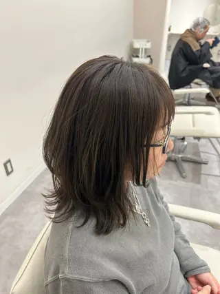 ミディアム なかじま しほののヘアスタイル