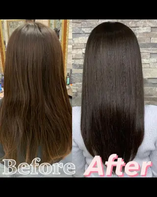 ロング カラー ハイトーン Arphyのヘアスタイル